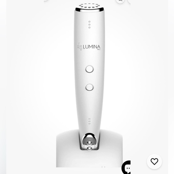 Lumina NRG 3-in-1 Microcurrent Facial Toning Device White (6626) ENS And LED